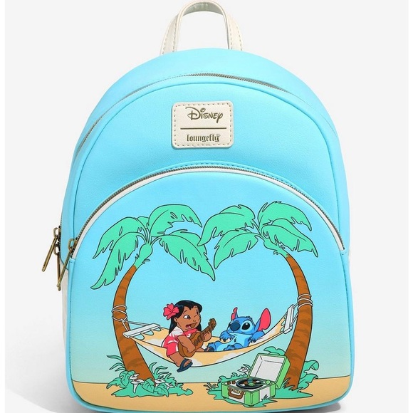 Loungefly Handbags - NWT Loungefly Disney Lilo & Stitch Hammock Mini Backpack From smoke free home.